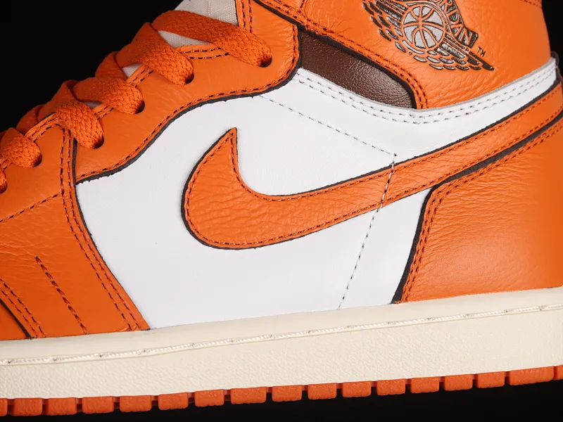 All categories Air Jordan Jordan series basketball shoes Air Jordan 1 High X version Air Jordan 1 High OG "Starfish" AJ1 Joe 1 Hermes Orange high-top basketball shoes DO9369-101